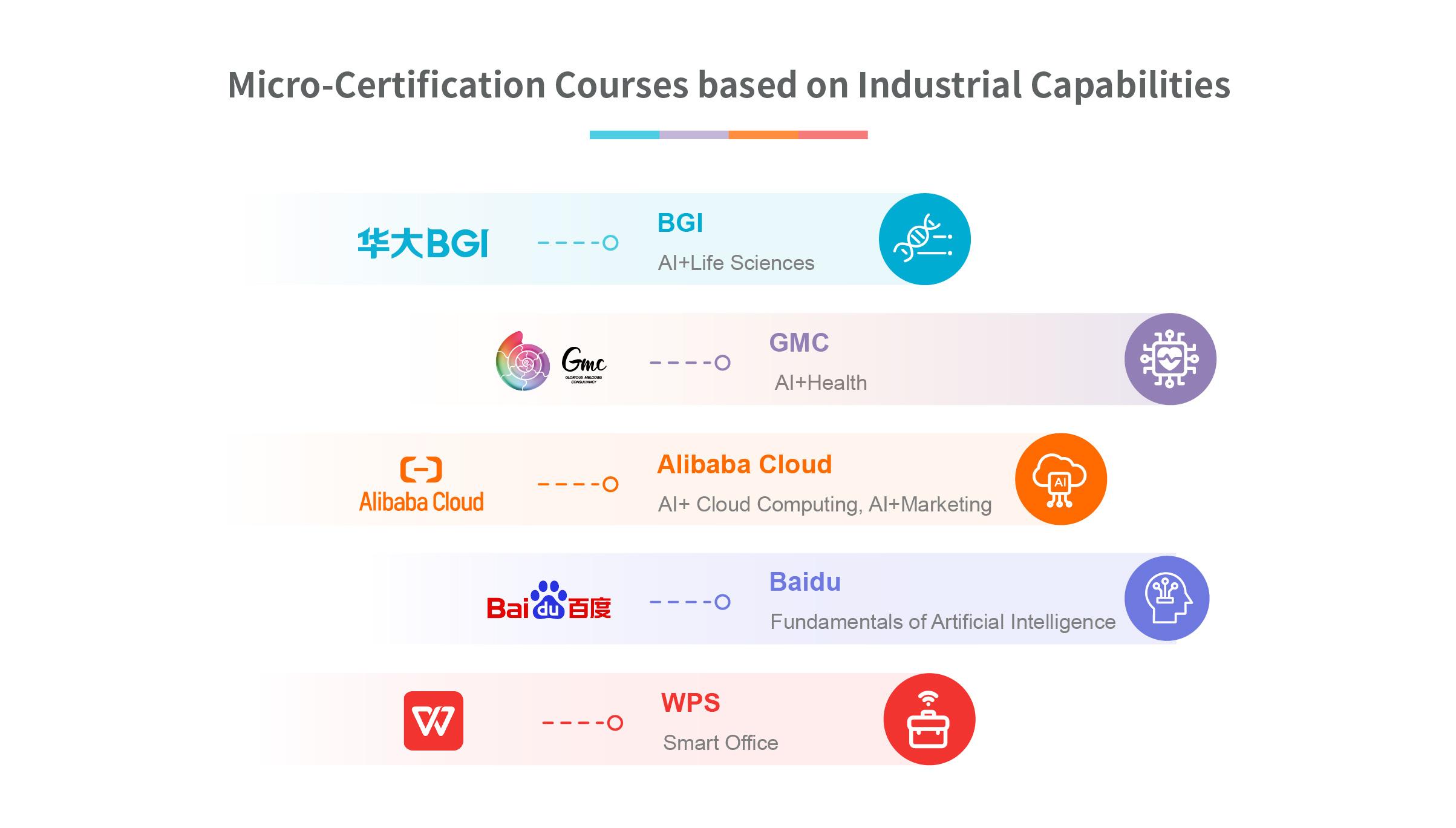 Industry Micro-certifications from Partner Enterprises
